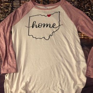 Home (Ohio) shirt large old navy
